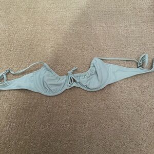 Light Blue Women's Tie Bikini Top